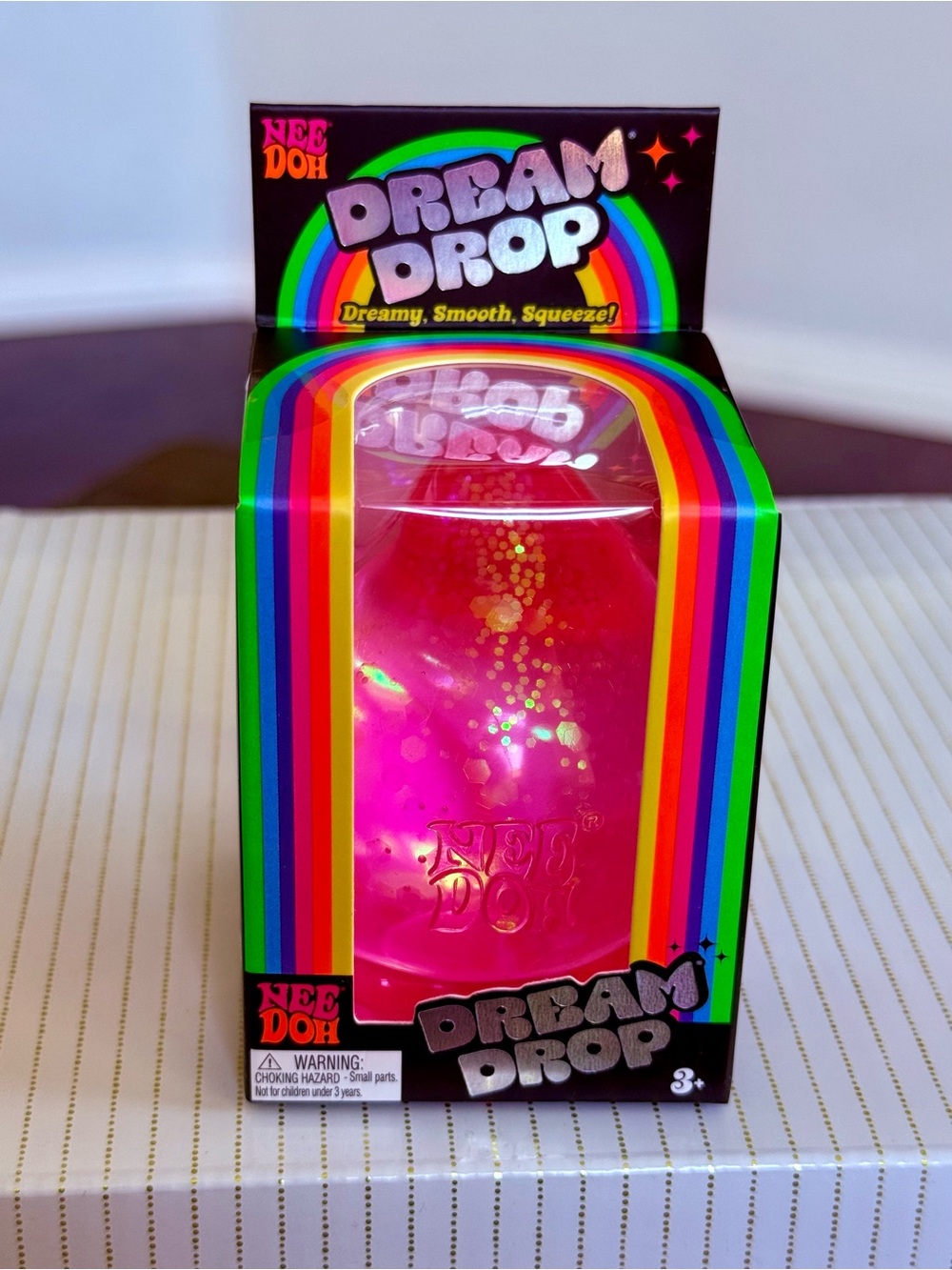 VIRAL NeeDoh DREAM DROP - HOT PINK NIB Rare Squishy Fidget Authentic Schylling
